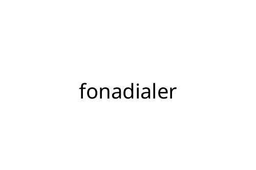 fonadialer