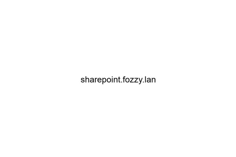 sharepoint-fozzy-lan
