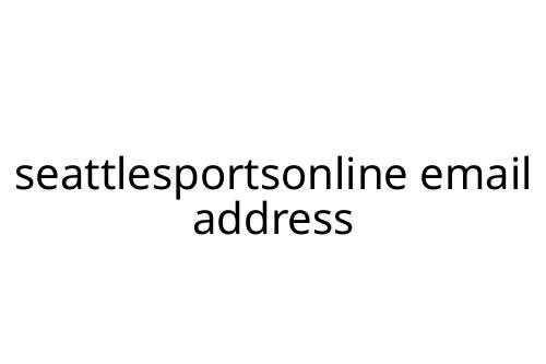 seattlesportsonline email address