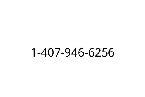 1-407-946-6256