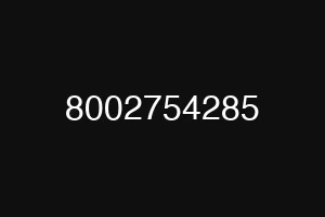 8002754285