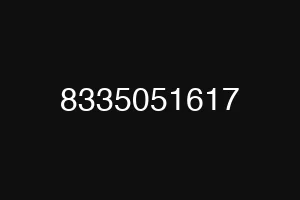 8335051617