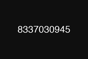 8337030945