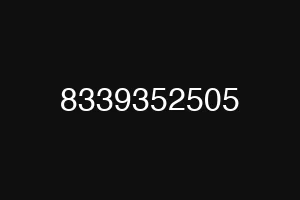 8339352505