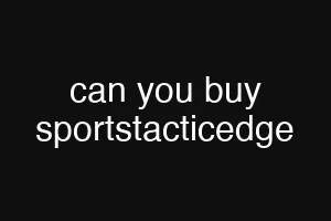 can you buy sportstacticedge